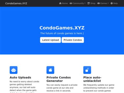 condogames xyz|condo game generator.